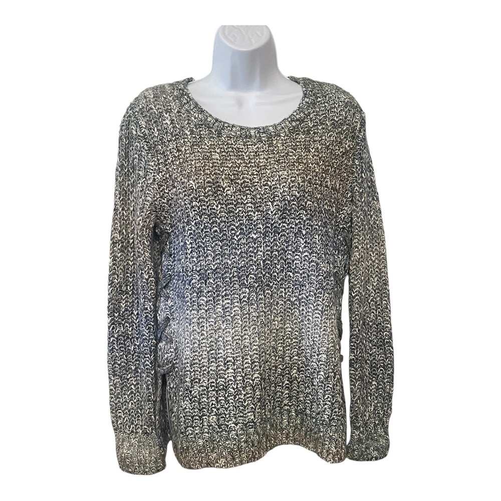 Lucky‎ Brand Ombre Knit Sweater Long Sleeve Crew Neck Casual Women's Size S